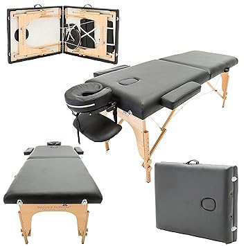 Massage Imperial Charbury Black 2 Section Portable Massage Table