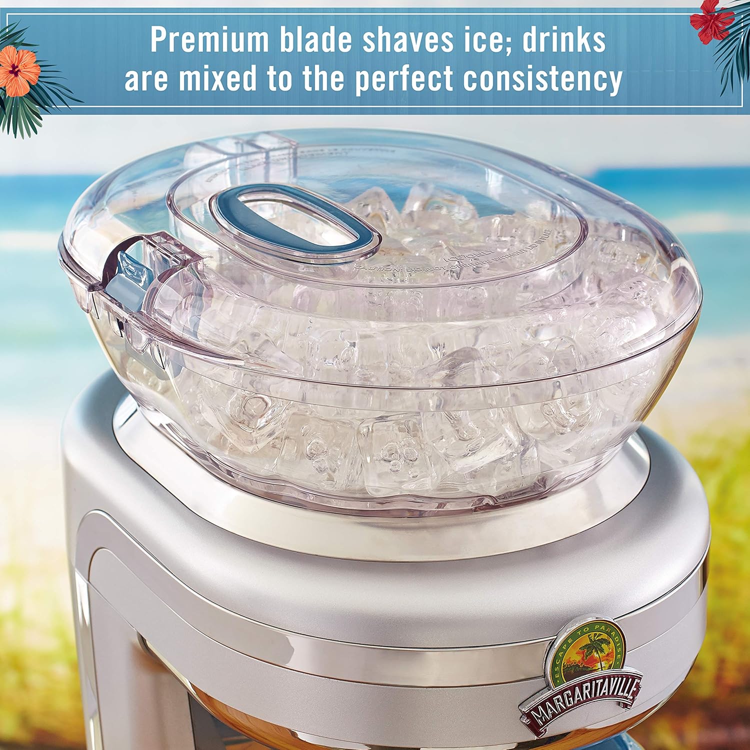 Amazon Com Margaritaville Key West Frozen Concoction Maker With Easy Pour Jar And Xl Ice Reservoir Kitchen Dining