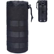 thumbnail image 2 of Tactical MOLLE Water Bottle Holder Pouch - Hydration Carrier With Shoulder Strap For Outdoor Gear 2 of 12