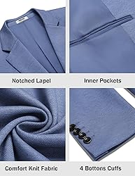 COOFANDY Mens Dress Sport Coats Casual Stylish Suit