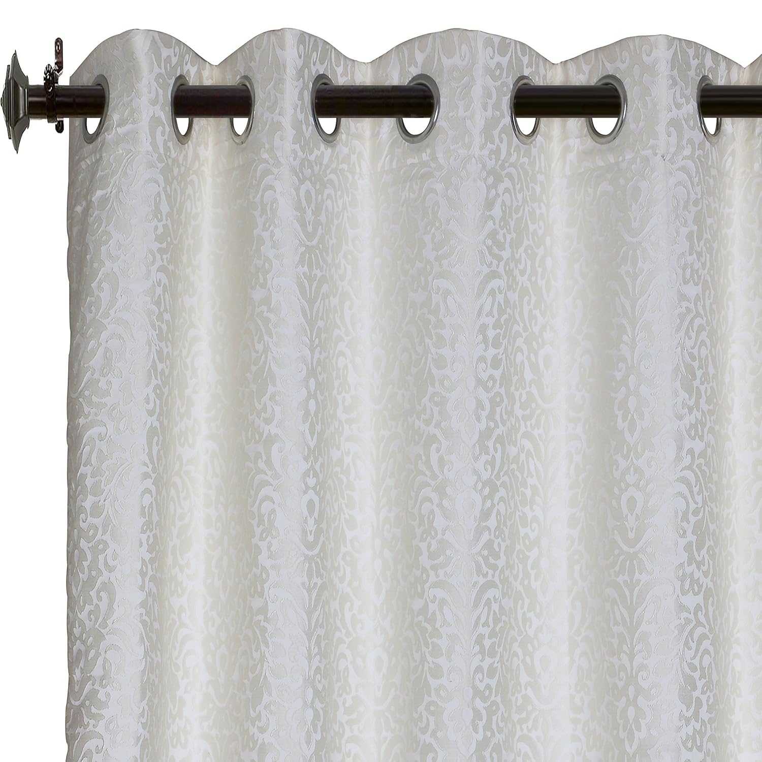 Buy Urban Hues Eyelet 1 Piece Polyester Jacquard Fabric Window