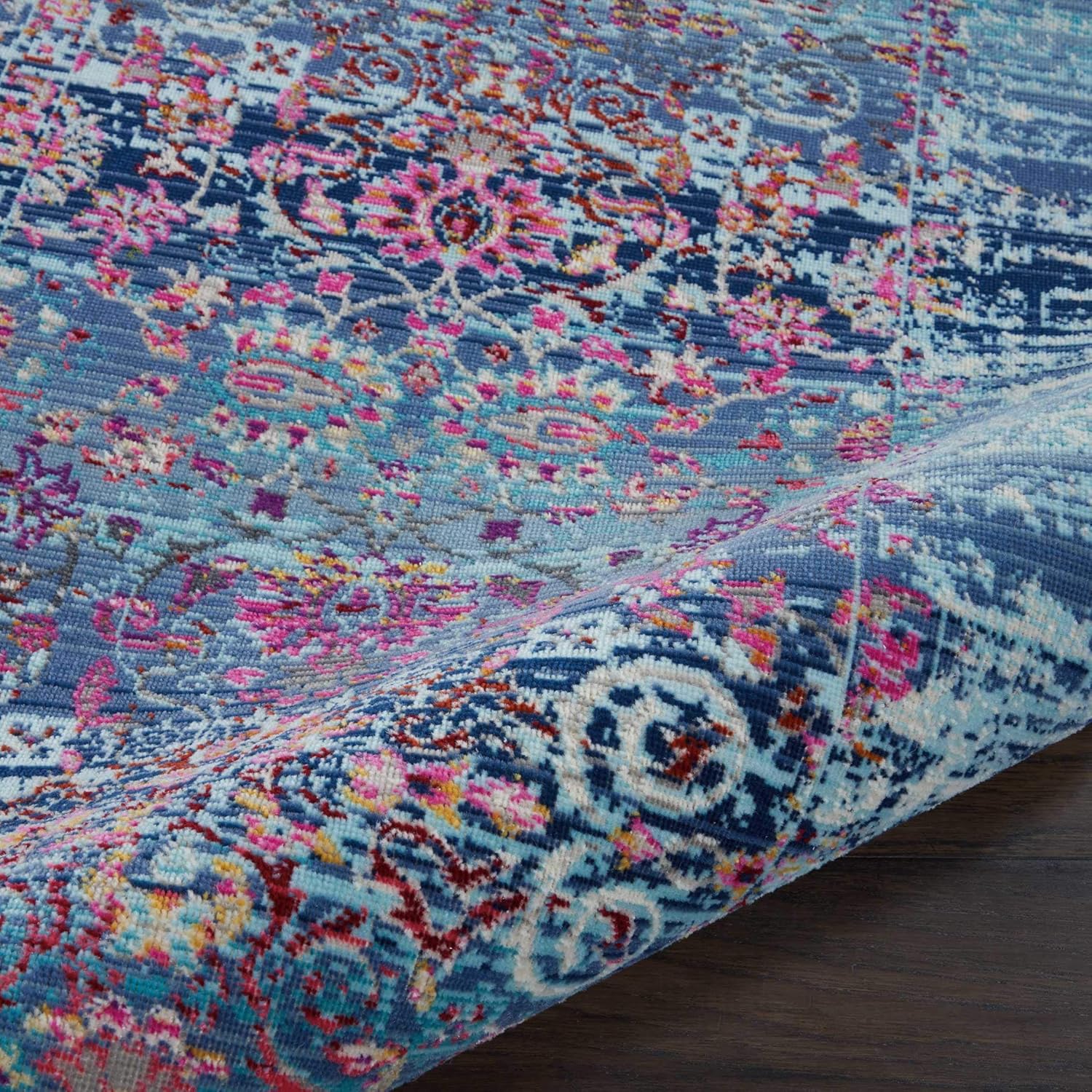 Rugs Direct Rug, Polypropylene, Blue, 5'3''X7'10''', 160 x 239 cm (Rectangular) - Image 4