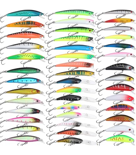 Amazon.com : Aorace 20pcs Fishing Lures Kit Mixed Including Minnow Popper  Crank and Plastic Soft Lures Frog Lures for Saltwater Freshwater Trout Bass  Salmon Fishing : Sports & Outdoors