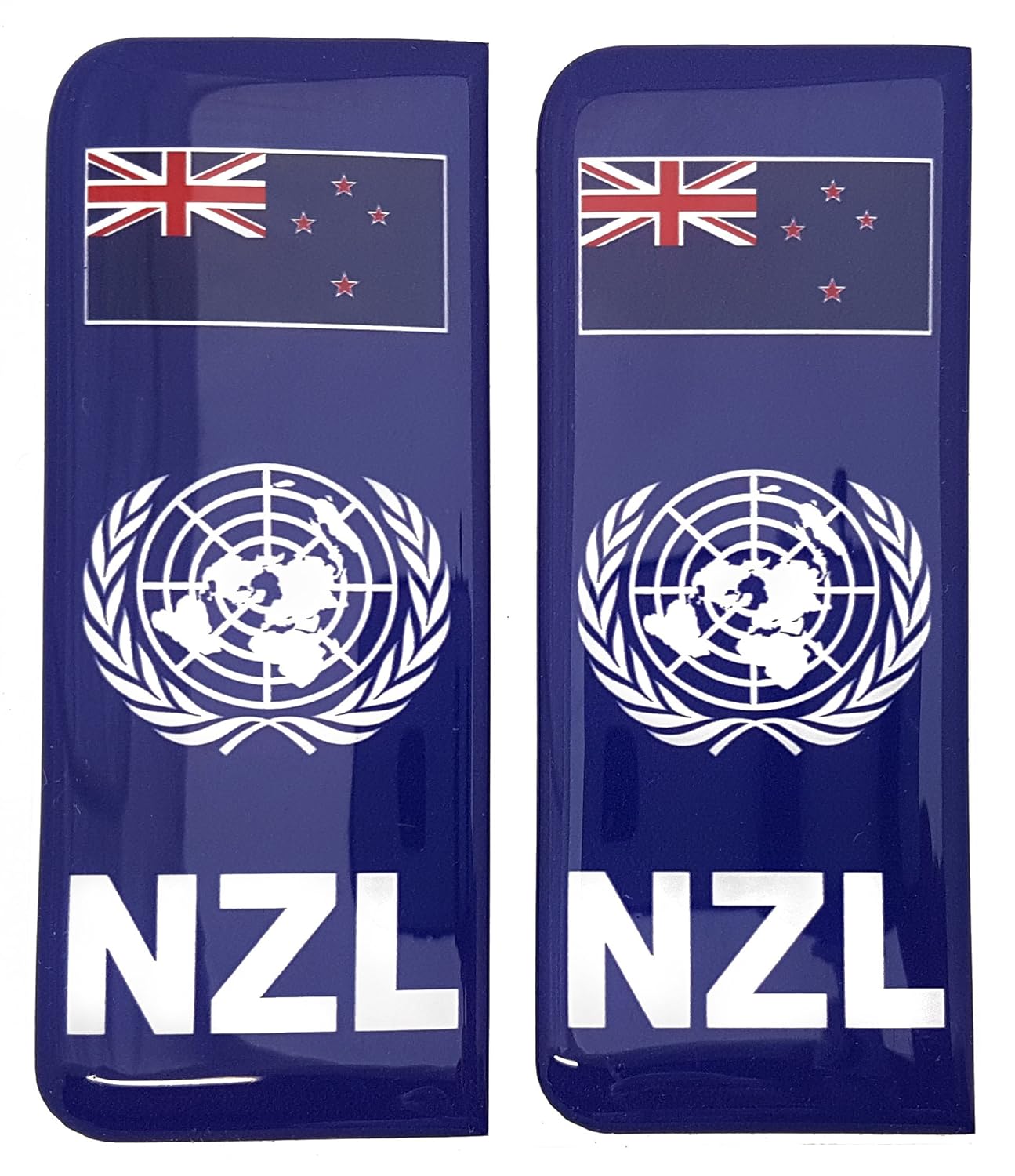 Stickers New Zealand Gel Domed Resin 3D Flags New Zealand Vinyl Sticker