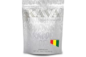 Wakacon Kava Lawena Powder – Authentic, Noble Kava Crown Root Powder from Fiji – Premium, Responsibly Sourced, 16 Oz