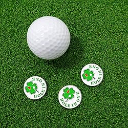 FINGER TEN Golf Ball Markers 2 Pcs with 2 Pack Hat
