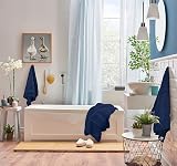 Utopia Towels 8 Piece Set Navy 2 Bath 2 Hand 4 Washcloths Cotton view 5