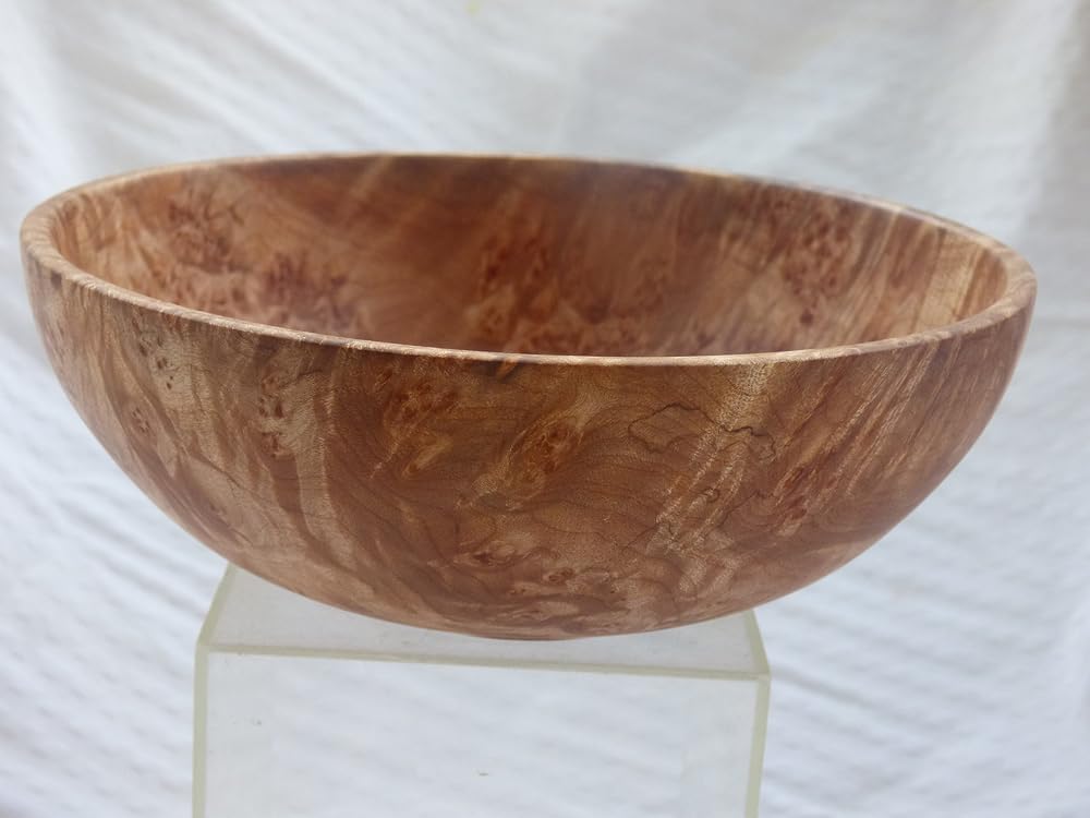 Wood Turned Maple Burl Bowl Amazon.ca Handmade