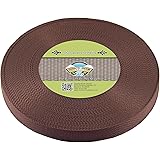 Country Brook Design&reg; 1 Inch Milk Chocolate Polypro Webbing, 25 Yards