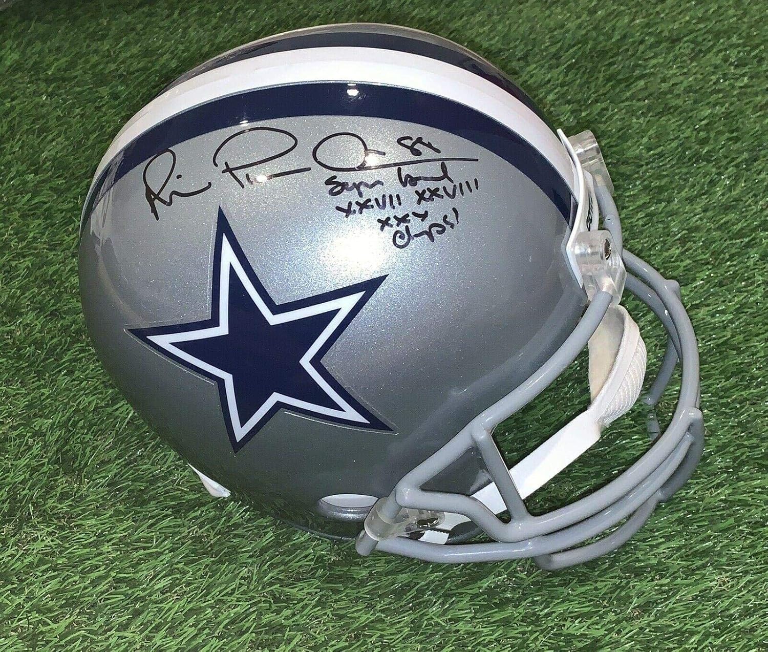 michael irvin signed helmet