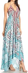 Sakkas 1817 - Lizi Womens Maxi High-low Halter