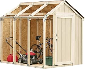 Amazon.com : 2x4basics 90192MI Custom Shed Kit with Peak 