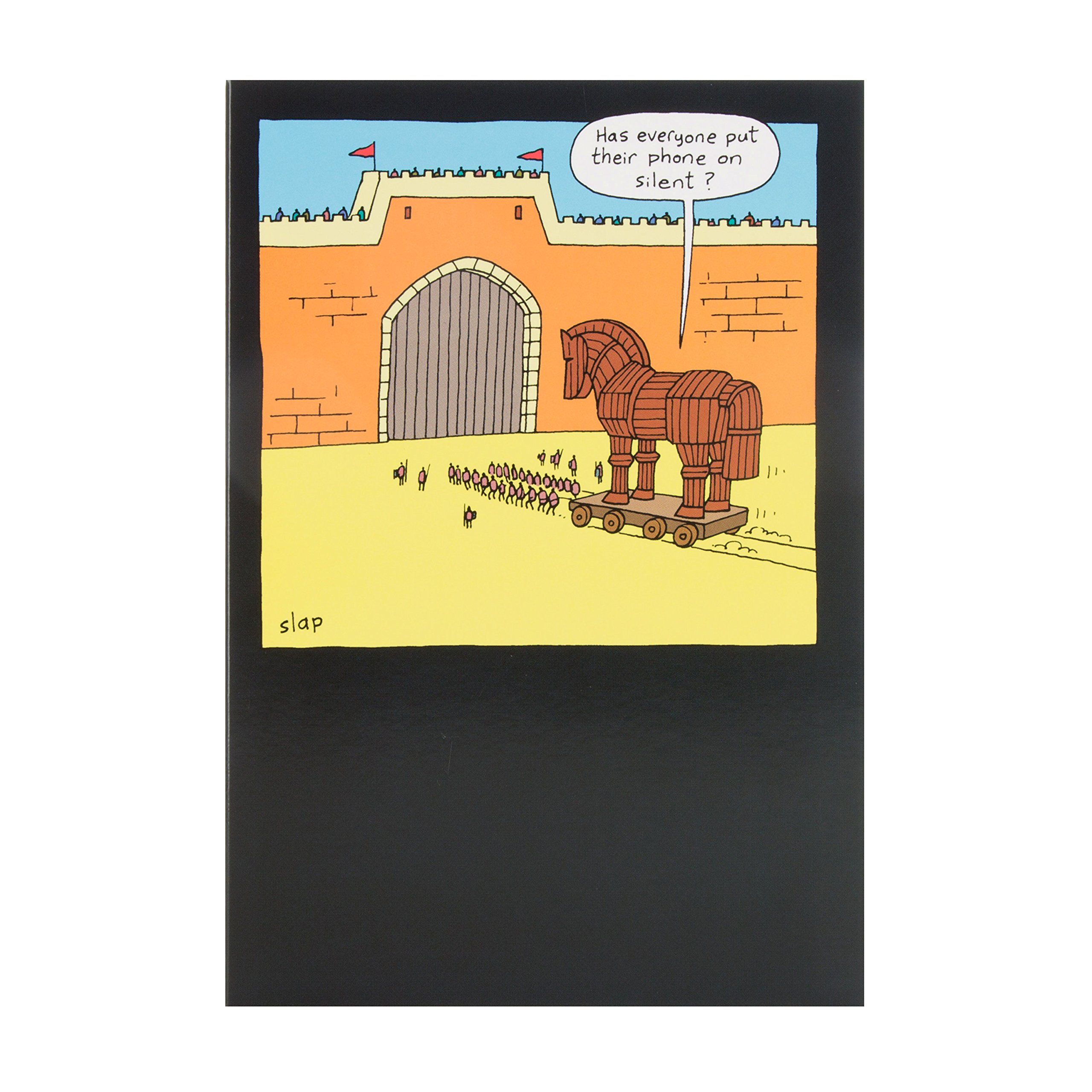 Hallmark 25486912 Funny Blank Card "Phone On Silent" - Small