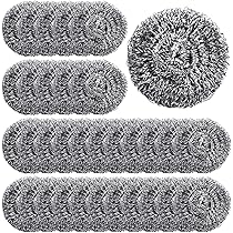 Lot De 3 éponges En Cuivre Pur 100% - Sans Rouille - Nettoyage Doux Pour Inox, Casseroles Et Poêles - Anti-rayures Et Réutilisables