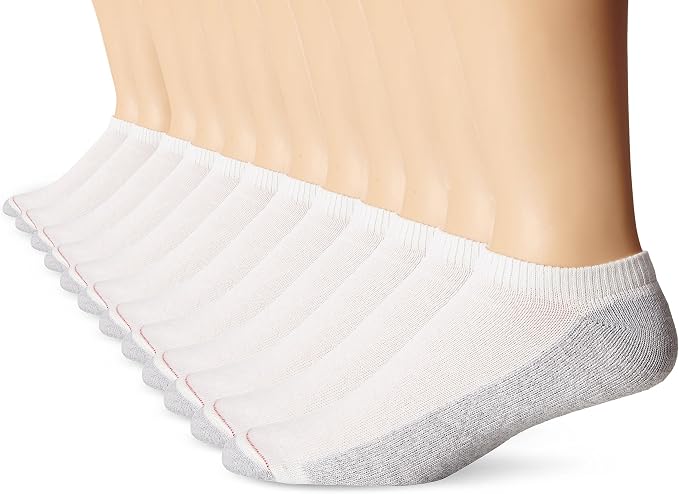 Hanes mens Freshiq No-show Socks, 12 Pack