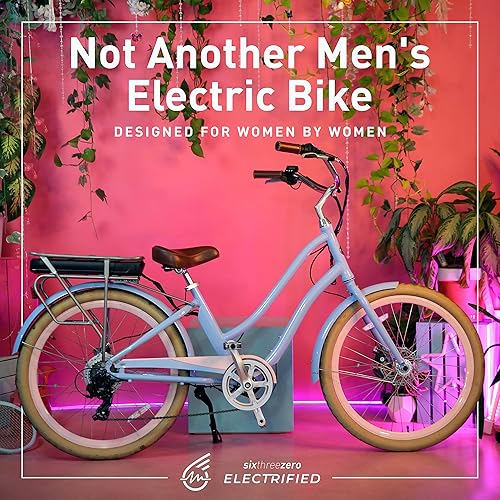sixthreezero EVRYjourney Women's Electric Bike, 7-Speed Step