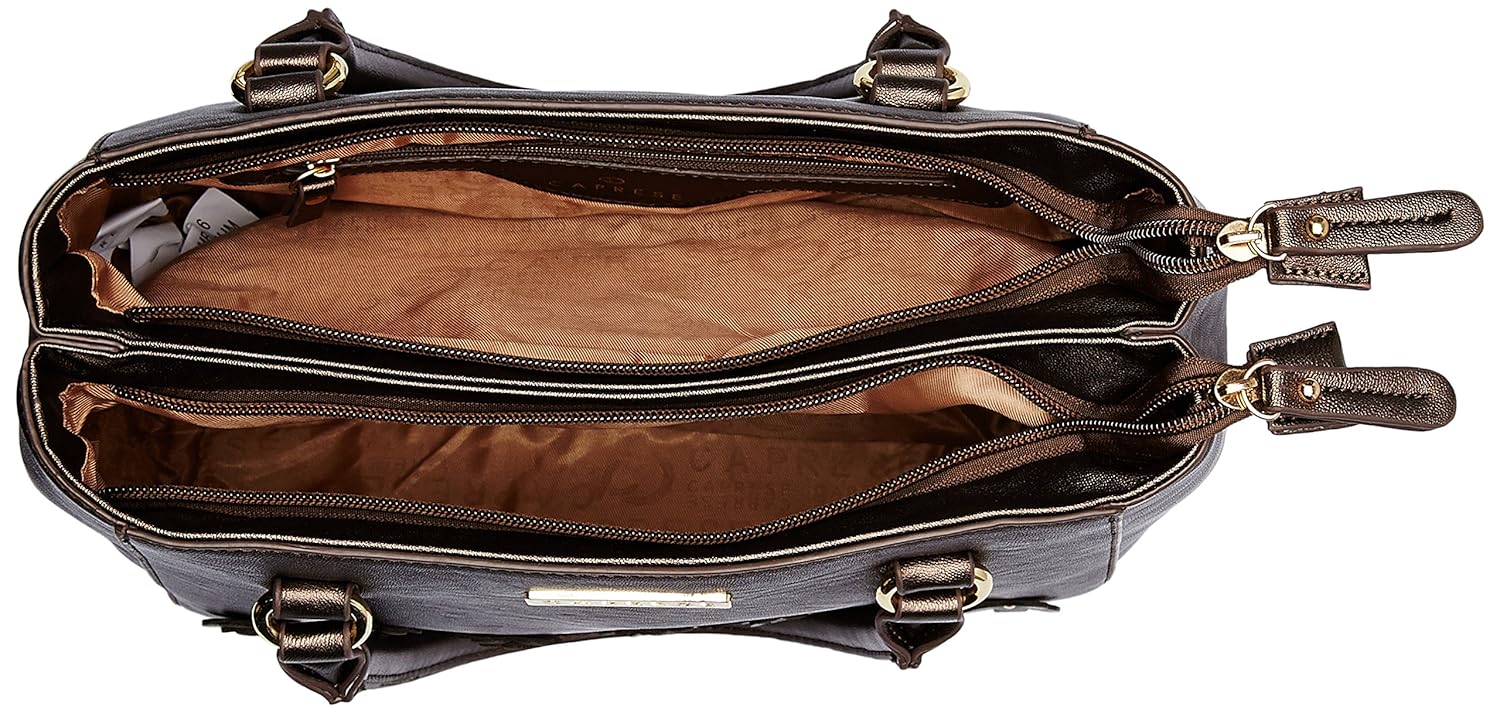 caprese women's satchel (bronze)