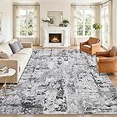 GarveeHome Modern Area Rugs 8x10 for Living Room, Abstract Large Washable Rug Soft Non Slip Stain Resistant Floor Mat Carpet Indoor Thin Accent Rug for Bedroom Nursery Home Decor