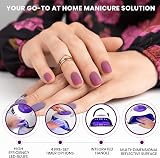 Professional 120W LED Gel Nail Lamp Dryer 4 Timer Settings White view 4