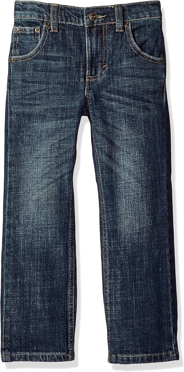 Wrangler Authentics Boys' Retro Slim Fit Straight Leg Jean: Clothing
