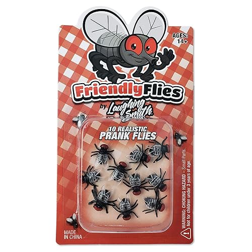 Laughing Smith 10 x Fake Flys Realistic Little Plastic Flies