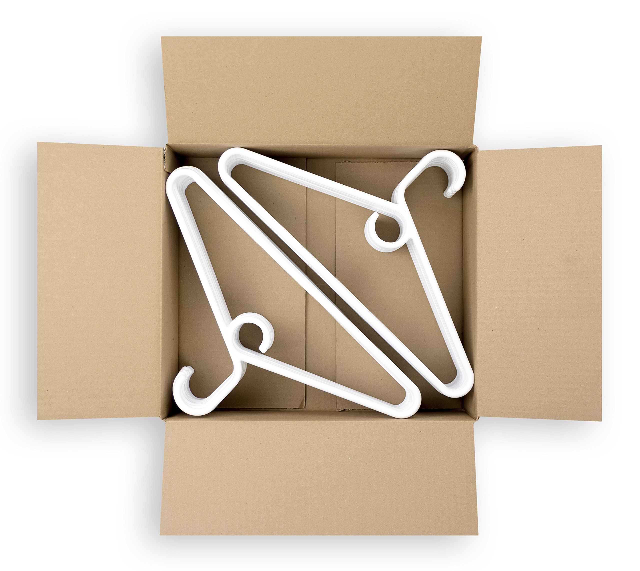 Neaties USA Made Heavy Duty White Plastic Hangers, 24pk 780456993407 eBay