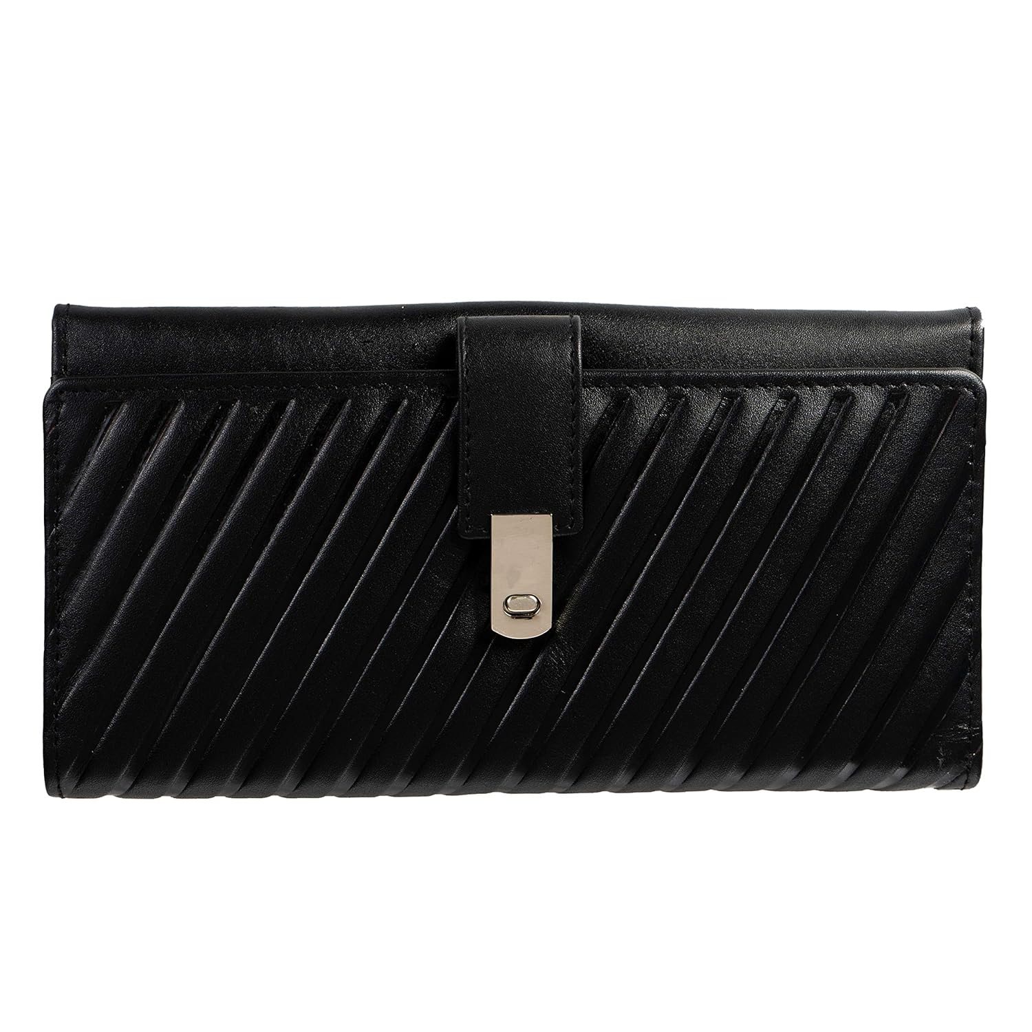 Buy Dolchi women latest stylish fashion black line clutches for girls