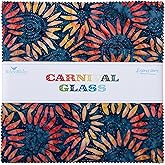 Expressions Batiks Carnival Glass 10" Stacker 42 10-inch Squares Layer Cake Riley Blake 10-23366-42