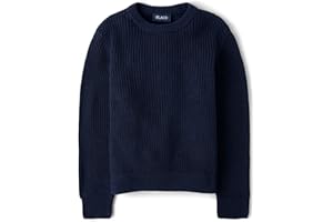 The Children's Place Boys Long Sleeve Crew Neck Pullover Sweater