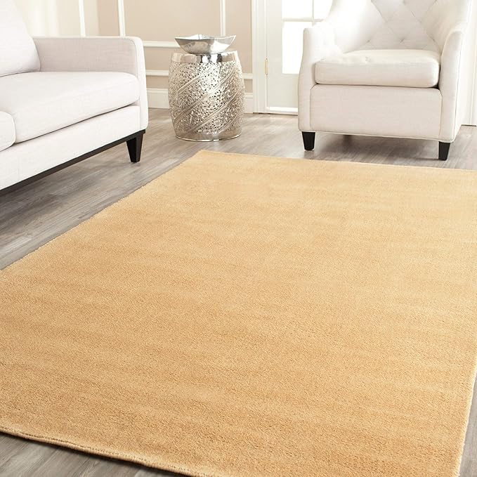 Buy Carpet Knot Handmade Thick Solid Plain Pattern Tufted Big Size