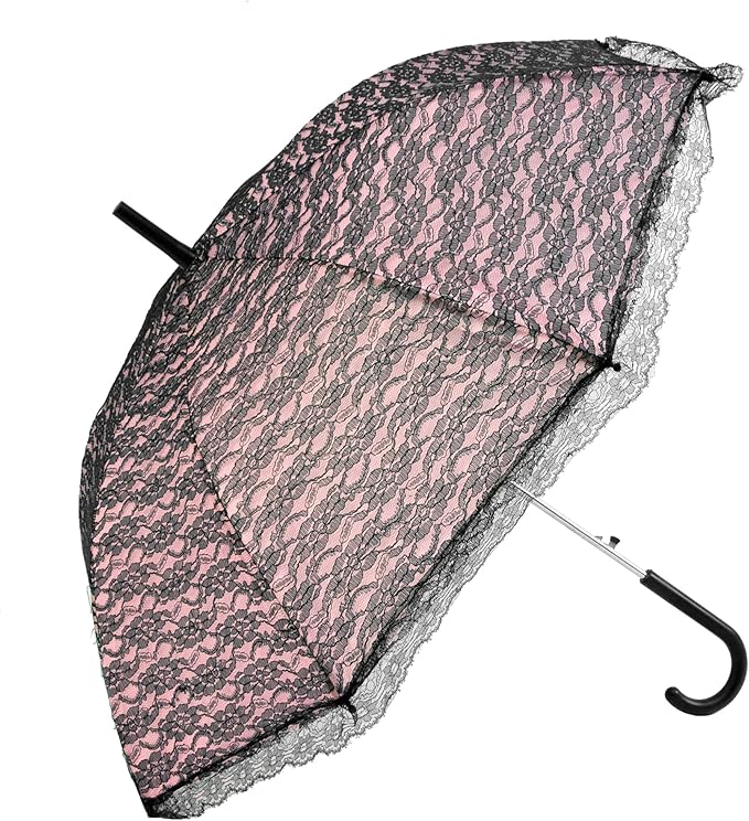 Forum Novelties 64519 Black Lace Umbrella Umbrellas