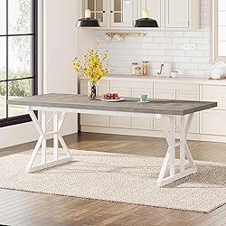 Tribesigns Farmhouse Dining Table for 6