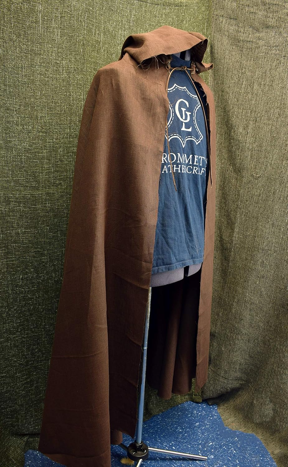 Linen Hooded Cloak Handmade