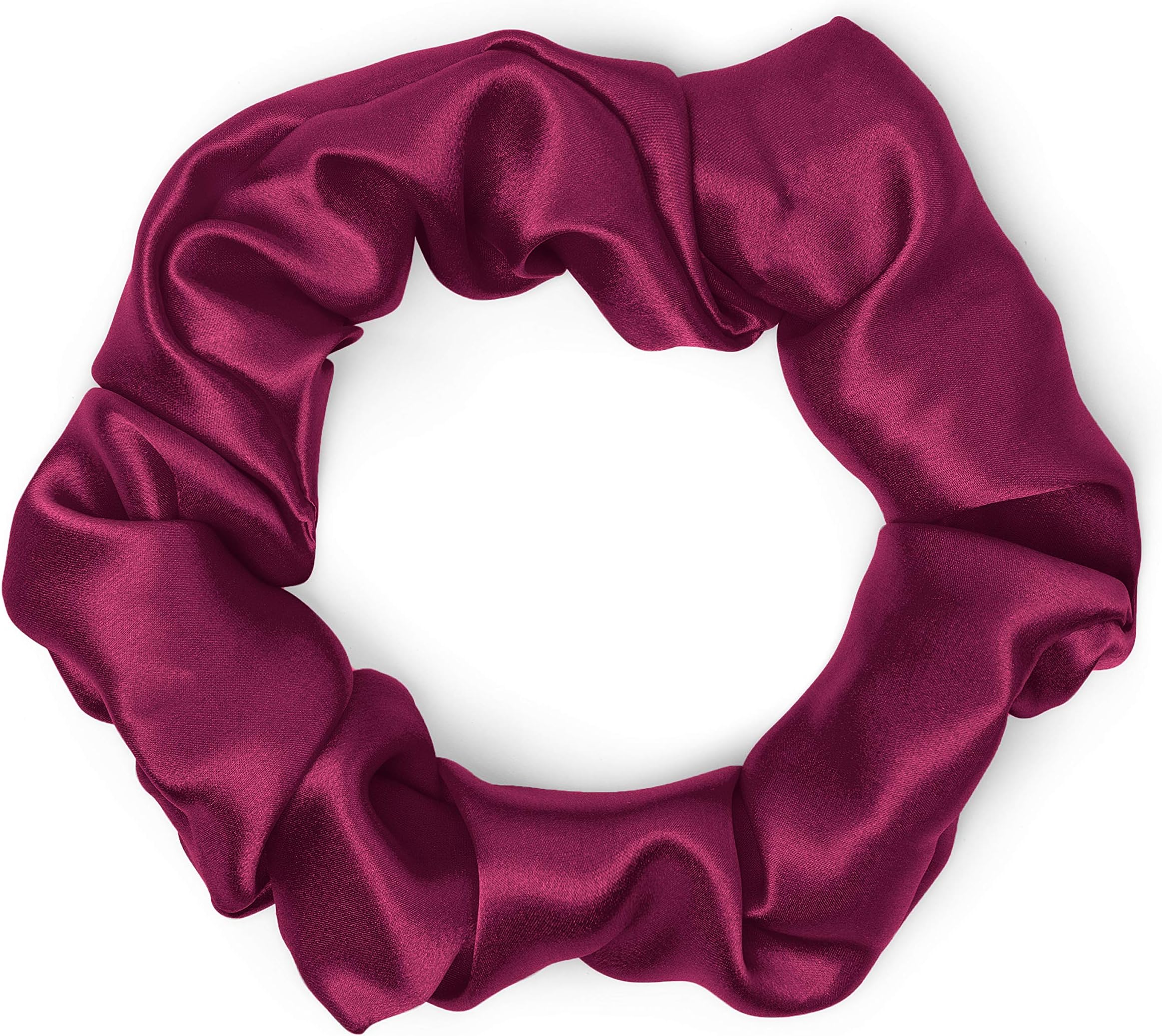 Satin Scrunchies 100% Silk Premium Quality Ponytail Holders Choose Size Many Colors Scrunchie King Made in the USA