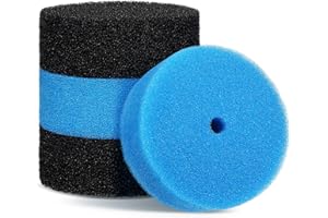 Rossesay 4 Pack Pond Replacement Filter Pads Coarse and Fine Filter Pond Pads Small for Outdoor Water Aquarium Fountain Compatible with Qfp900 and Qfp1250Uv