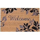 Liora Manne Natura Door Mat - Novelty Designs, Durable Natural Coir & Vinyl Back, Long Lasting Color, Foyers, Porches, Patios