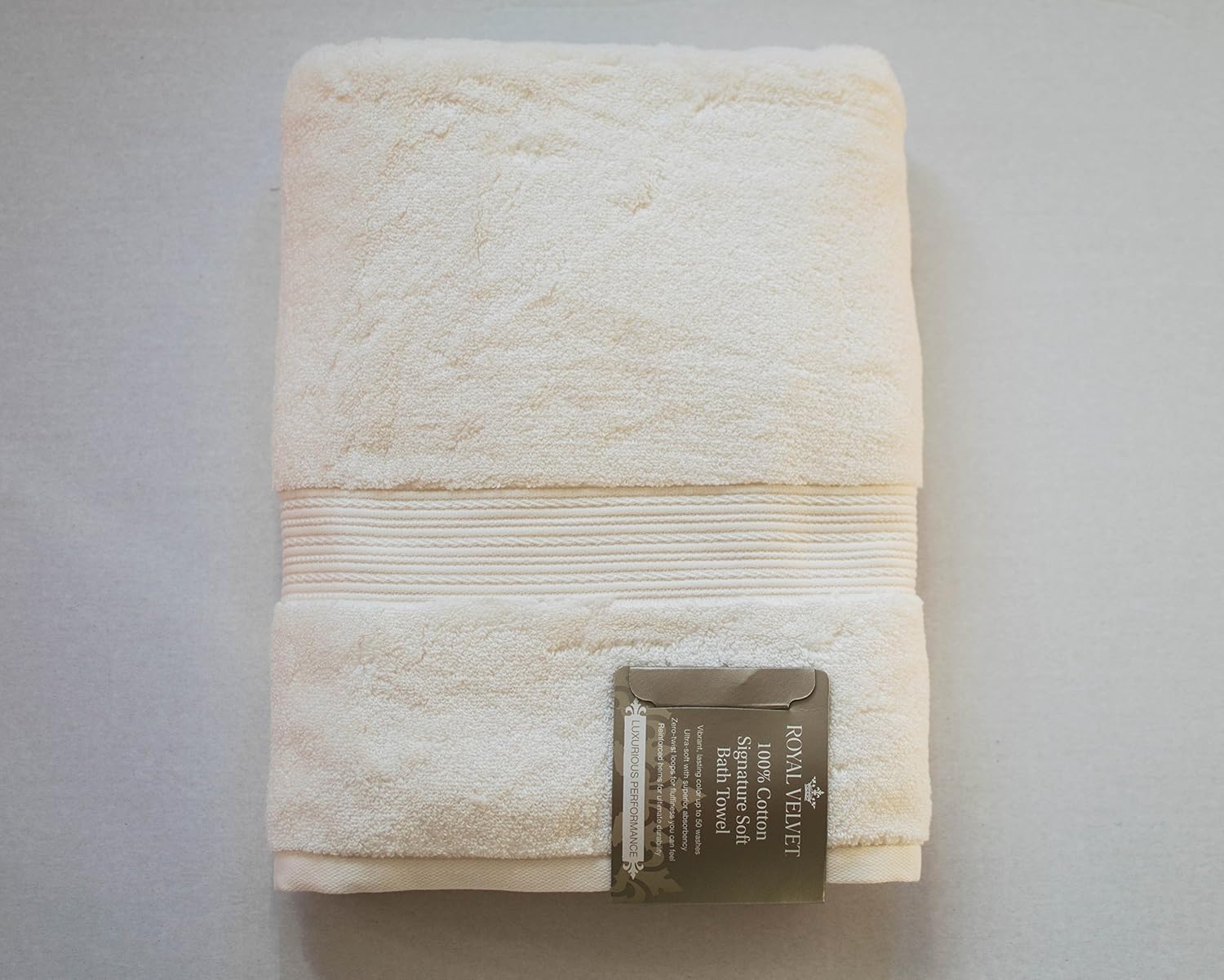 Royal Velvet Luxury Signature Soft Solid Bath Towel 30x54