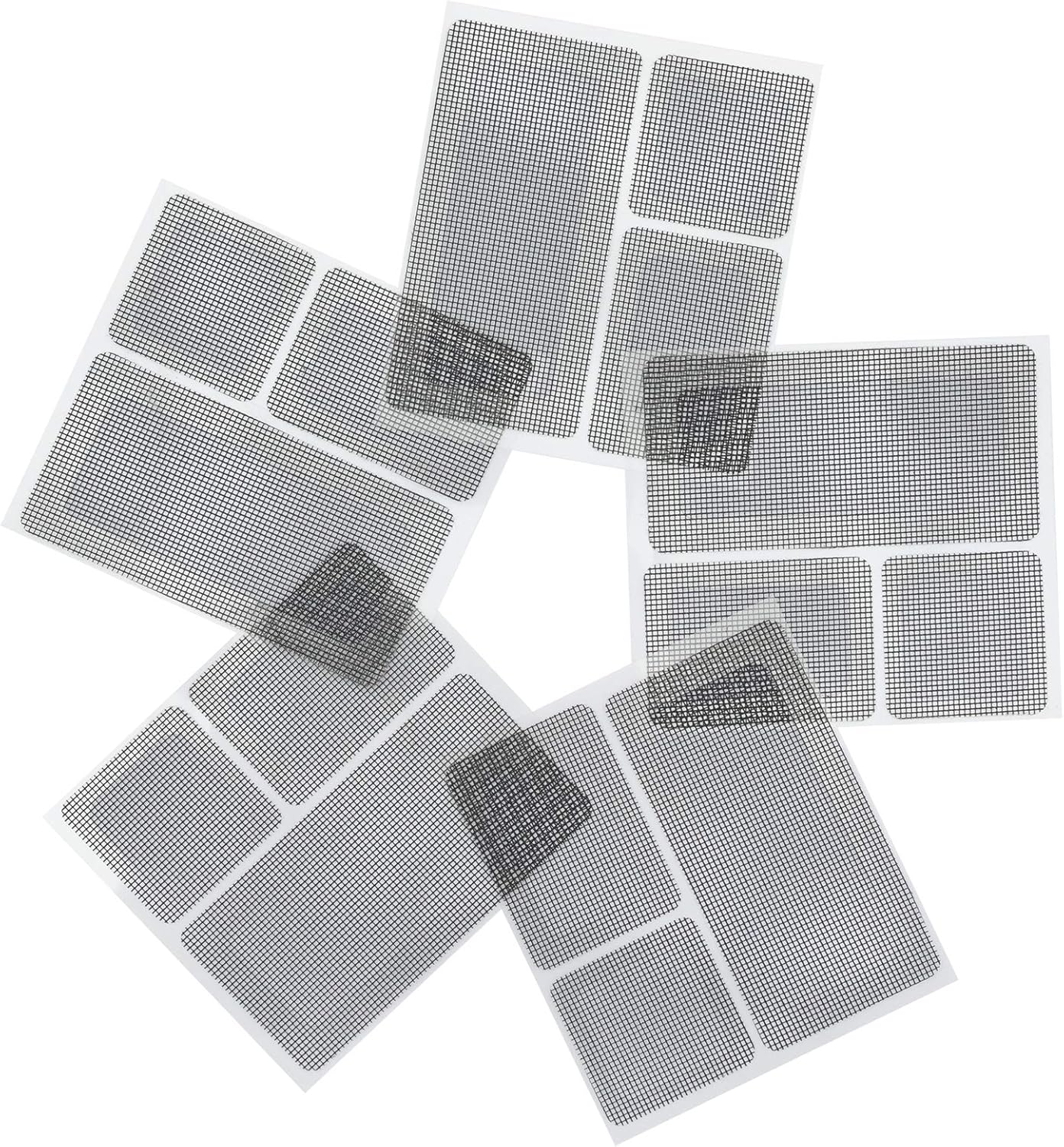 MAGZO Screen Repair kit Grey, Durable Fiberglass SelfAdhesive Screen