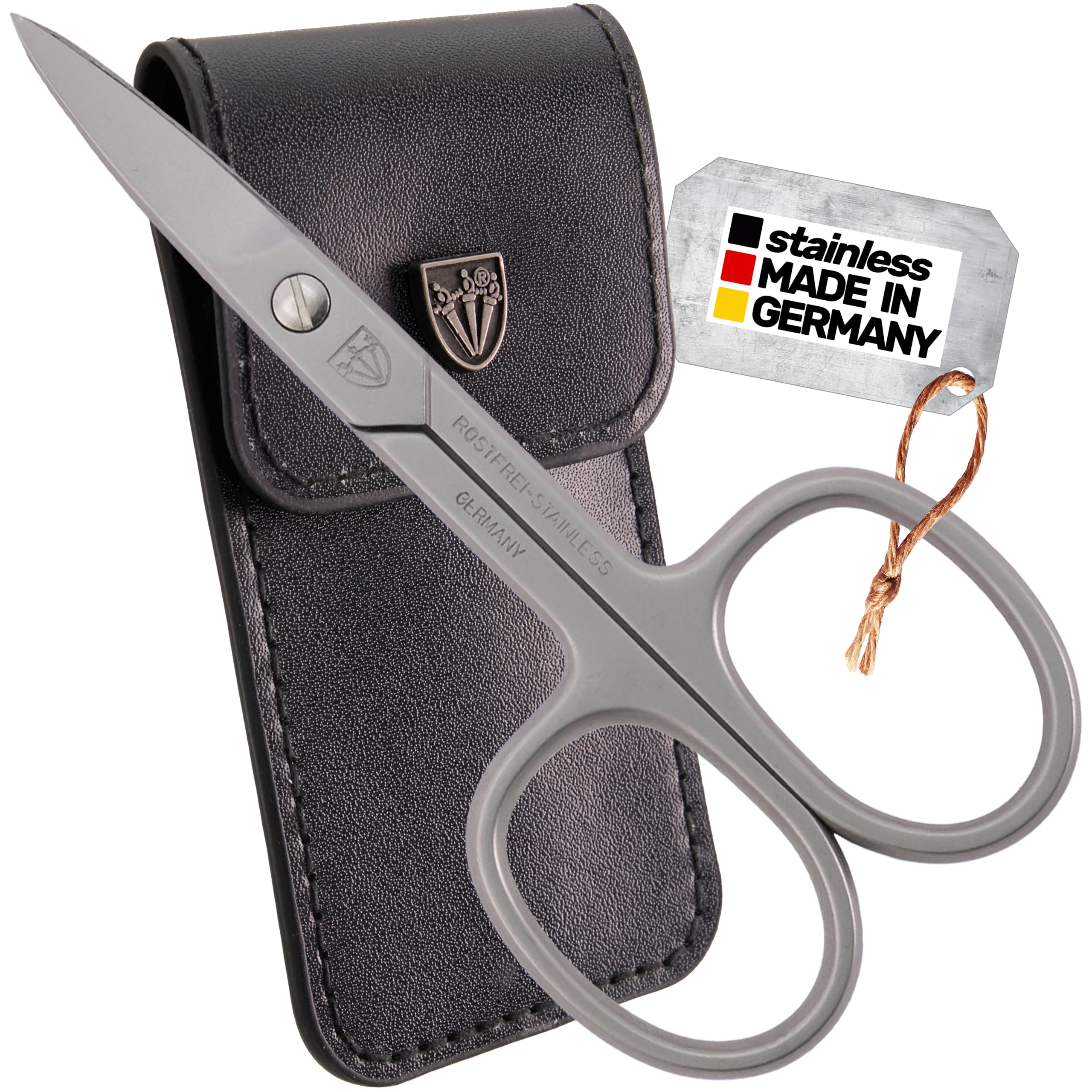 3 Swords Germany | Straight Nail Scissors, Stainless Steel, Extra Sharp - Made in Germany - Manicure, Pedicure, Grooming, Finger & Toe Nail Care by 3 Swords Germany (7889) — image 1