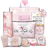 ShinnyWis Christmas Gifts for Women,Birthday Gifts for Women Friendship,Spa Gifts Basket with Wine Tumbler,Self Care Gift Idea for Mom,Her,Female Friend,Sister,Wife