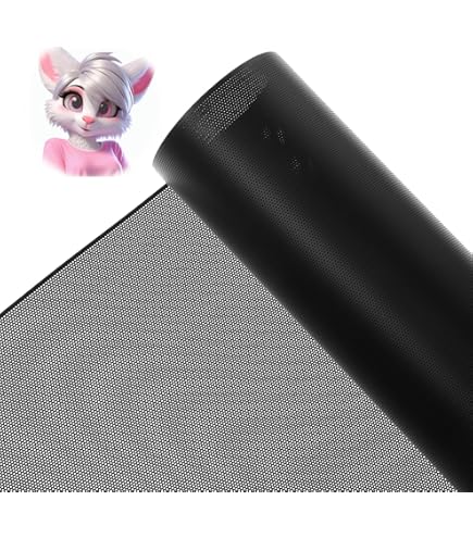 5 stuks witte Fursuit-ogen Mesh voor handwerk, Eye Mesh-stof 0,5 mm