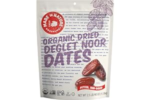 Made In Nature | Organic Deglet Noor Dates | Non-GMO, Unsulfured | 40 Ounce (Pack of 1)