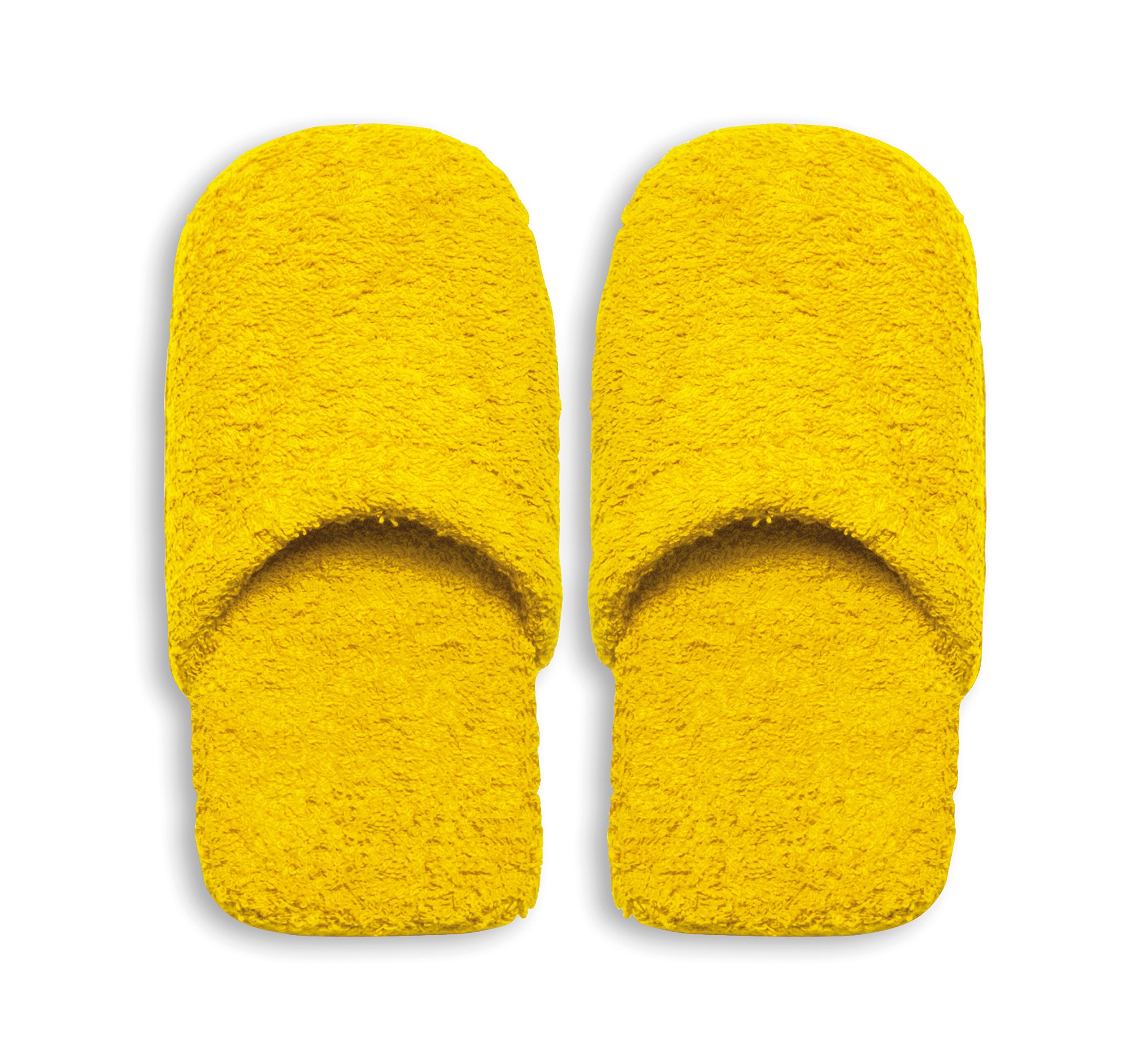 Excelsa Women's Warm Bath Slippers, Sponge, Yellow, 27.5 x 11 x 3 cm