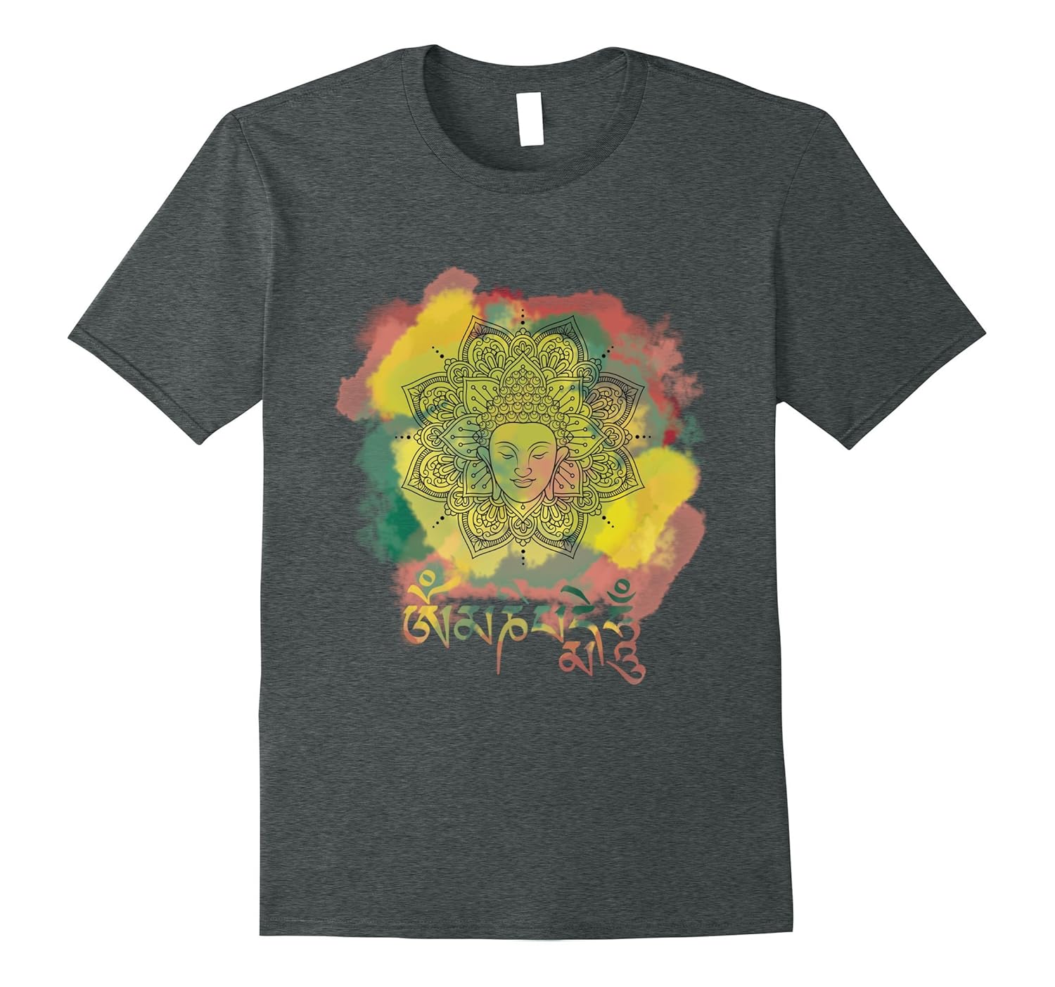 Buddha Healing Mandala Tshirt-Rose