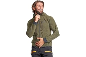 RevolutionRace Men's Trekker Hoodie, Fleece Jacket Great for Hiking and Outdoor Adventures