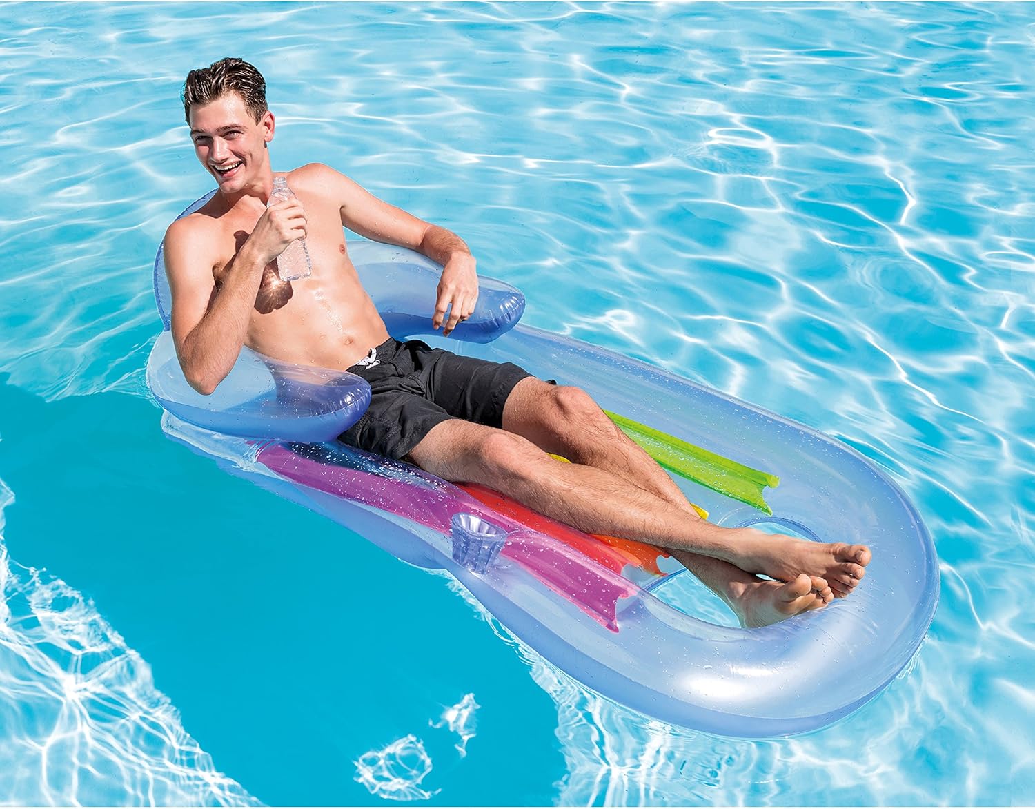 intex inflatable king kool pool lounge