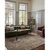 Loloi Magnolia Home by Joanna Gaines Mona Collection MOA-01 Cocoa/Stone 7'-6" x 10' Area Rug