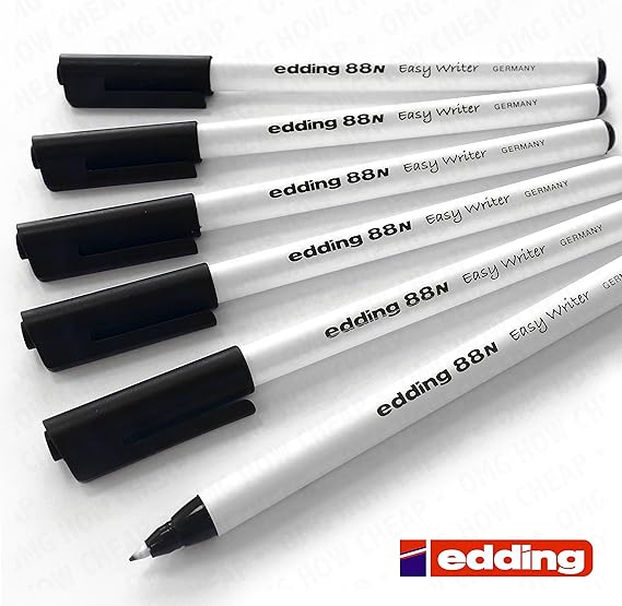 Calligraphy Pen Edding Handwriter Handwriting Pen U2013 Black Ink U2013 0.6 Mm Penne Da Disegno - Foto 9