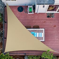ShadeMart 14' x 17' x 22' Sand Beige Sun Shade Sail