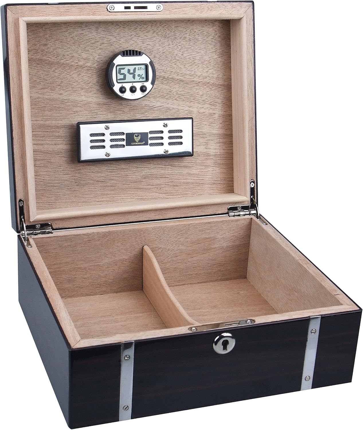 Humidors GERMANUS “Licca” Cigar Humidor with Digital Hygrometer and